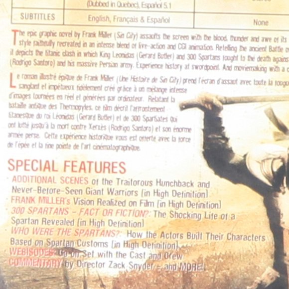 300 Blu-ray Disc - French version included - Rated 18A - Picture 2 of 4